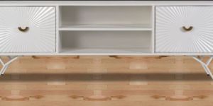 180X48X60 Inch Rectangular Living Room Wooden TV Media Cabinet