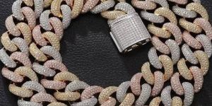 925 Sterling Silver Moissanite Diamond Chain