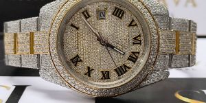 Customized Vvs Moissanite Diamond Watch