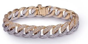 Gold Plated Vvs Moissanite Diamond Bracelet