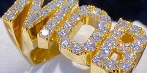 Gold White Diamond Ring