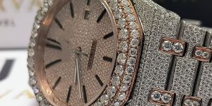 Hip Hop Sapphire Diamond Watch