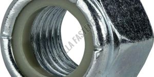 18 Mm Mild Steel Hex Nylock Nut