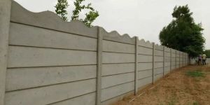 40 Mm Cement Industrial Boundary Wall