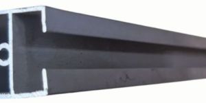 Rectangle Plain 11.5mm Aluminium Sliding Window Profile Section