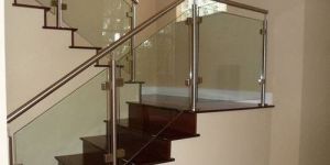 Stainless Steel Glass Stair Railing