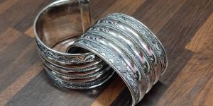 Artificial German Silver Cuff Kada