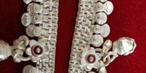 Artificial Silver Plated Ghungroo Anklet