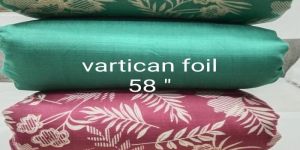 Vatican Foil Printed Suit Fabric