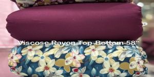 Viscose Rayon Discharge Printed Suit Fabric