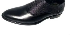 Mens TPR Lace up Leather Shoes
