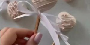 Chocolate Heart Lollipop