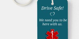 Key Chains with Emergency QR