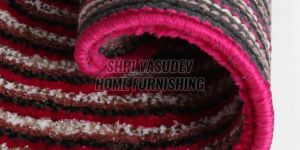 Luxury Multicolor Oval Bathroom Mat