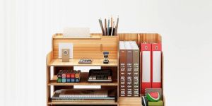 50 FITZ Wooden Desk Organizer