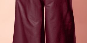 Ladies Maroon Palazzo
