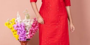 Ladies Red Kurti