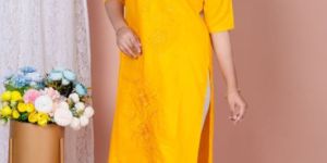 Ladies Yellow Kurti