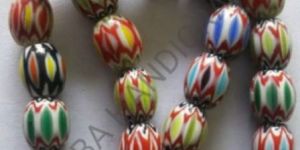 Multicolor Chevron Beads