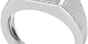 Ring Silver Cz Diamond