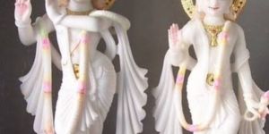 3 Feet Marble Radha Krishna Statue