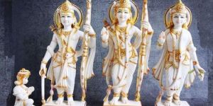 5 Feet Marble RAM Darbar Statue
