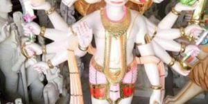 Marble Panchmukhi Hanuman Statue