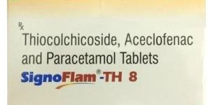 Thiocolchicoside, Aceclofenac Paracetamol Tablet