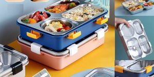 Stainless Steel 1000 mL Lunch Boxes