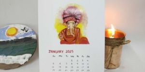 2025 Table Calendar Spiritual Theme