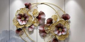 Multicolor Home Decor Metal Wall Art