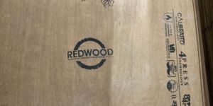 Fully Calibrated Redwood Plywood