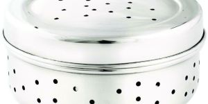 Stainless Steel Coriander Storage Box with Air Ventilation