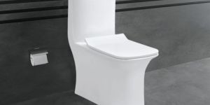 White Ceramic Floor Mounted Water Closet