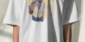 Cotton Men White Oversized T Shirt