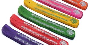 Mango Wood Rectangle Incense Stick Holders