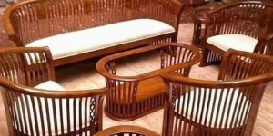 Modern Wooden Sofa Set