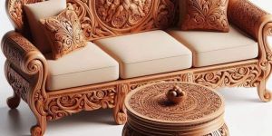 Sheesham Wood Sofa Set