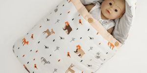 Luxurious Printed Baby Carry Bed
