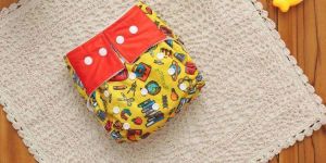 School Print Adjustable Reusable Cloth Diaper