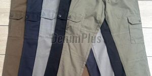 Mens Cotton Cargo Jogger Pant