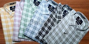 Men Cotton Check Shirts