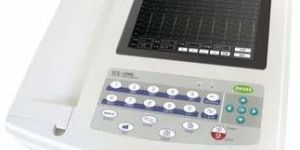 White 12 Channel ECG Machine