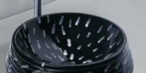 Black Table Top Wash Basin