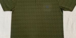 Mens Dark Green Plain T Shirt