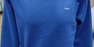 Mens Navy Blue Plain Sweatshirt