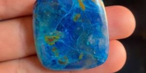 Square Natural Shattuckite Gemstone
