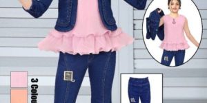 Girls Fancy Top Pant Set