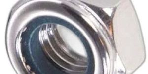 12 Mm Mild Steel Hex Nylock Nut