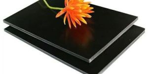 High Gloss Black Aluminium Composite Panel